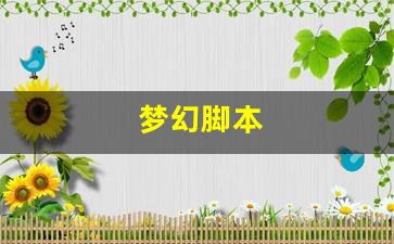 梦幻脚本(梦幻脚本跑商苦行怎么出来)